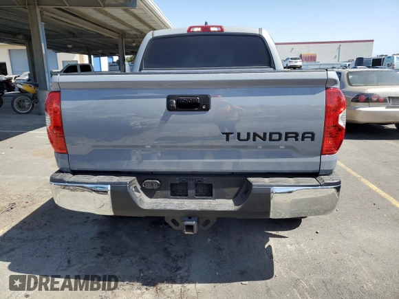 2020 Toyota Tundra 2WD SR5 with VIN 5TFEY5F10LX258199, listed as a Copart auction lot 58236654 with 71,158 mi miles and Salvage Title. Bid and sale history available at carsss.com. Image 6.