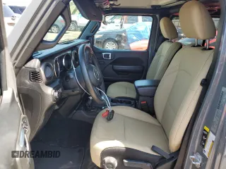 2020 Jeep Wrangler Unlimited Sport with VIN 1C4HJXDM8LW285439, listed as a Copart auction lot 55920754 with 53,509 mi miles and . Bid and sale history available at DreamBid. Image 7.