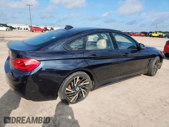 2019 BMW 4 Series 430i xDrive z VIN WBA4J3C5XKBL05940, wystawiony jako Copart lot #64840735 z przebiegiem 175 637 mil mil oraz Czysty tytuł • Clean title. Historia ofert i sprzedaży dostępna na DreamBid. Obrazek 3.
