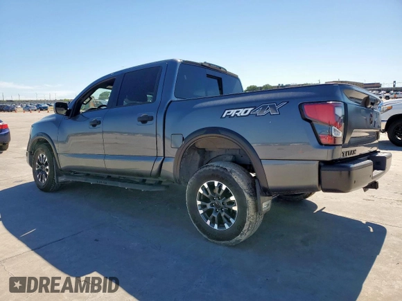 2023 Nissan Titan SV with VIN 1N6AA1ED1PN104669, listed as a Copart auction lot 57954215 with 40,955 mi miles and Salvage title. Bid and sale history available at DreamBid. Image 2.