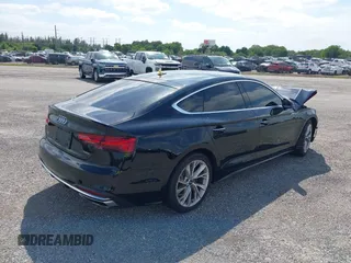 2021 Audi A5 Sportback Premium with VIN WAUABCF53MA036944, listed as a IAAI auction lot 38746591 with 35,881 mi miles. Bid and sale history available at carsss.com. Image 4.