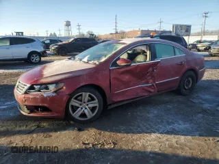 2014 Volkswagen CC Sport with VIN WVWBP7AN3EE528620, listed as a Copart auction lot 87407194 with 163,788 mi miles and Salvage Title. Bid and sale history available at carsss.com. Image 1.
