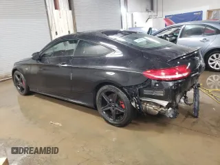 2017 Mercedes-Benz C 43 AMG with VIN WDDWJ6EB4HF469224, listed as a Copart auction lot 78645024 with 37,601 mi miles and Salvage Title. Bid and sale history available at carsss.com. Image 2.