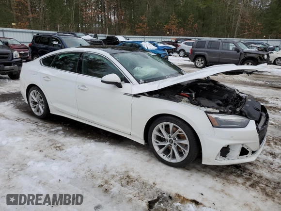 2022 Audi A5 Sportback Premium with VIN WAUABCF5XNA006275, listed as a Copart auction lot 37063213 with 11,690 mi miles. Bid and sale history available at carsss.com. Image 4.
