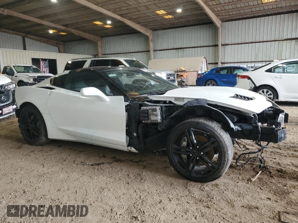 2016 Chevrolet Corvette 1LT with VIN 1G1YB2D72G5123675, listed as a Copart auction lot 57432534 with 45,773 mi miles and Salvage Title. Bid and sale history available at carsss.com. Image 4.