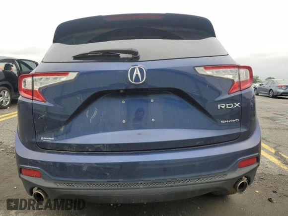 2021 Acura RDX Technology with VIN 5J8TC2H55ML015938, listed as a Copart auction lot 61309105 with Not provided miles and Salvage title. Bid and sale history available at DreamBid. Image 6.