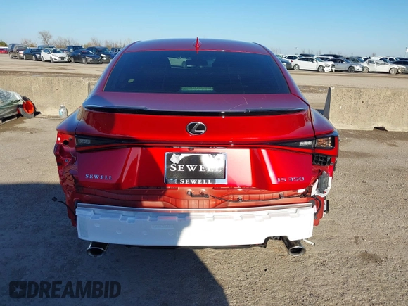 2024 Lexus IS 350 F Sport z VIN JTHBZ1B24R5080548, wystawiony jako IAAI lot #41143943 z przebiegiem 667 mil mil oraz . Historia ofert i sprzedaży dostępna na DreamBid. Obrazek 17.