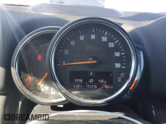 2018 MINI Countryman Cooper S E with VIN WMZYU7C4XJ3E56394, listed as a Copart auction lot 45515125 with 151,218 mi miles and Salvage Title. Bid and sale history available at carsss.com. Image 9.