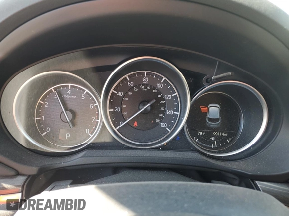 2018 Mazda CX-5 Grand Touring with VIN JM3KFADM4J1341740, listed as a Copart auction lot 46805955 with 99,114 mi miles and Salvage Title. Bid and sale history available at DreamBid. Image 9.