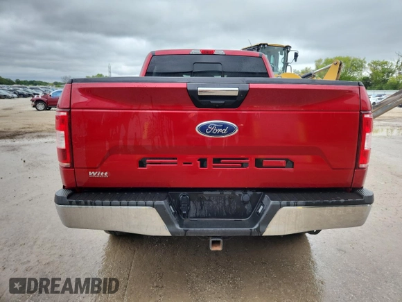 2020 Ford F-150 XL with VIN 1FTEW1E58LFB80912, listed as a Copart auction lot 65170605 with 75,815 mi miles and Salvage title. Bid and sale history available at DreamBid. Image 6.