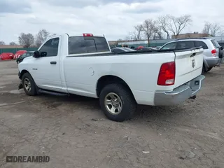 2010 Dodge Ram 1500 ST with VIN 3D7JB1EK6AG191425, listed as a IAAI auction lot 41900080 with 190,919 mi miles. Bid and sale history available at carsss.com. Image 3.