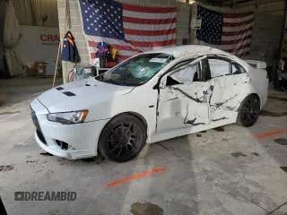 2010 Mitsubishi Lancer Ralliart z VIN JA32V6FV4AU014301, wystawiony jako Copart lot #84513764 z przebiegiem Nie podano mil oraz Szkoda całkowita • Salvage title. Historia ofert i sprzedaży dostępna na DreamBid. Obrazek 1.