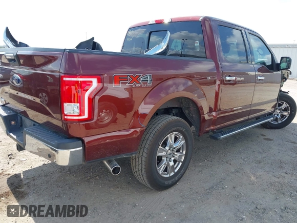 2017 Ford F-150 XL with VIN 1FTEW1EF6HKC42167, listed as a IAAI auction lot 42320724 with 108,639 mi miles and . Bid and sale history available at DreamBid. Image 4.