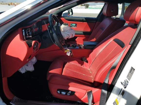 2022 Rolls-Royce Ghost with VIN SCATV0C00NU213144, listed as a Copart auction lot 77853014 with 0 mi miles and Salvage Title. Bid and sale history available at carsss.com. Image 7.