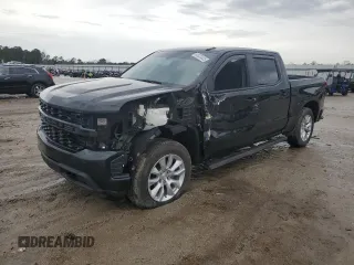 2022 Chevrolet Silverado 1500 Custom with VIN 1GCPWBEK8NZ109392, listed as a Copart auction lot 45020425 with 87,243 mi miles and Salvage Title. Bid and sale history available at DreamBid. Image 1.