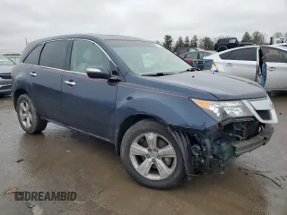 2010 Acura MDX with VIN 2HNYD2H20AH507738, listed as a Copart auction lot 45193715 with 73,130 mi miles and Salvage Title. Bid and sale history available at carsss.com. Image 4.
