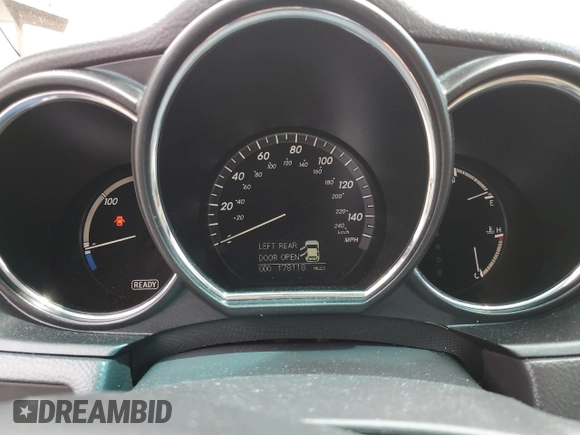 2008 Lexus RX 400h with VIN JTJHW31U282857051, listed as a Copart auction lot 52996275 with 178,118 mi miles and Salvage Title. Bid and sale history available at DreamBid. Image 9.