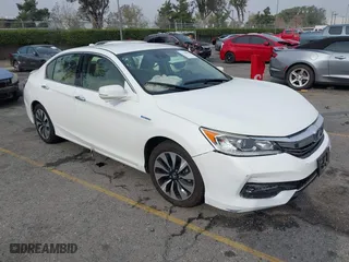 2017 Honda Accord Hybrid with VIN JHMCR6F35HC015562, listed as a IAAI auction lot 41190979 with 1 mi miles. Bid and sale history available at carsss.com. Image 1.
