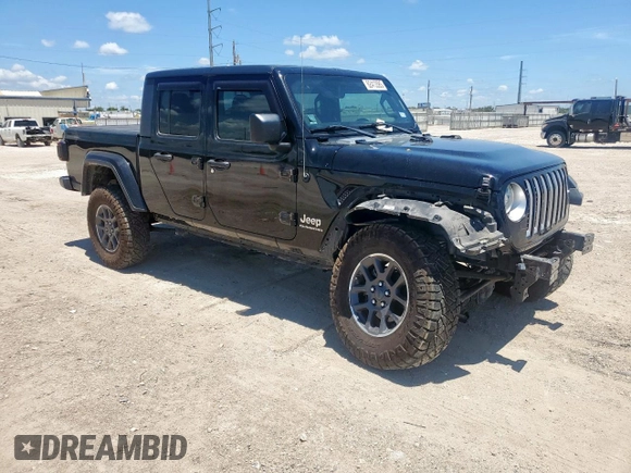 2020 Jeep Gladiator Overland z VIN 1C6HJTFG4LL106998, wystawiony jako Copart lot #62413585 z przebiegiem 71 764 mil mil oraz Szkoda całkowita • Salvage title. Historia ofert i sprzedaży dostępna na DreamBid. Obrazek 4.