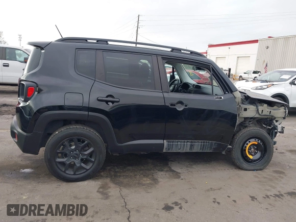 2017 Jeep Renegade Latitude with VIN ZACCJBBB8HPE73414, listed as a IAAI auction lot 41830671 with 105,227 mi miles. Bid and sale history available at carsss.com. Image 14.