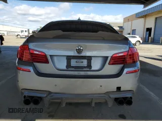 2014 BMW 5 Series 535i with VIN WBA5B1C58ED482047, listed as a Copart auction lot 47458955 with 122,828 mi miles and Salvage Title. Bid and sale history available at DreamBid. Image 6.