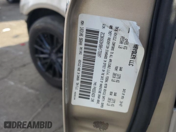 2008 Chrysler 300 C with VIN 2C3KK63H98H172207, listed as a Copart auction lot 42220575 with Not Provided miles and Salvage Title. Bid and sale history available at carsss.com. Image 15.