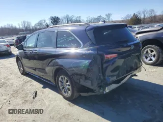 2021 Toyota Sienna XLE with VIN 5TDYRKEC0MS030528, listed as a Copart auction lot 45916445 with 172,587 mi miles and Salvage Title. Bid and sale history available at DreamBid. Image 2.
