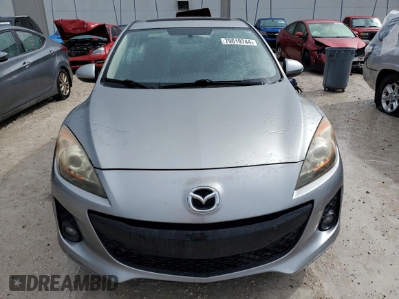 2012 Mazda 3 s Touring with VIN JM1BL1V58C1575388, listed as a Copart auction lot 79619744 with 132,627 mi miles and Salvage Title. Bid and sale history available at carsss.com. Image 5.