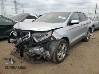 2015 Ford Edge Titanium z VIN 2FMTK4K9XFBB56155, wystawiony jako Copart lot #56735555 z przebiegiem 86 167 mil mil oraz Szkoda całkowita • Salvage title. Historia ofert i sprzedaży dostępna na DreamBid. Obrazek 1.