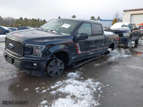 2018 Ford F-150 XL with VIN 1FTFW1EG7JFC83189, listed as a IAAI auction lot 41410074 with 44,420 mi miles. Bid and sale history available at carsss.com. Image 17.