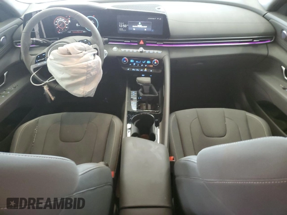 2024 Hyundai Elantra SEL with VIN KMHLS4DG2RU772054, listed as a Copart auction lot 88602205 with 14,822 mi miles and Salvage title. Bid and sale history available at DreamBid. Image 8.