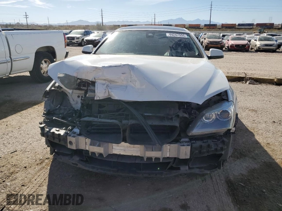 2013 BMW 6 Series 650i with VIN WBA6B2C51DDG66564, listed as a Copart auction lot 44247555 with 89,477 mi miles and Salvage Title. Bid and sale history available at DreamBid. Image 5.