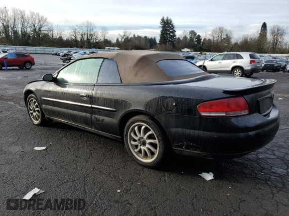 2001 Chrysler Sebring LXi with VIN 1C3EL55U41N559517, listed as a Copart auction lot 86212434 with Not Provided miles and Salvage Title. Bid and sale history available at DreamBid. Image 2.