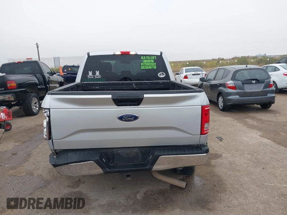 2017 Ford F-150 XL with VIN 1FTEW1CP1HKD80209, listed as a IAAI auction lot 40757059 with 106,102 mi miles and . Bid and sale history available at DreamBid. Image 16.