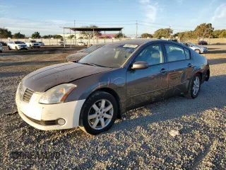 2006 Nissan Maxima 3.5 SE with VIN 1N4BA41EX6C806559, listed as a Copart auction lot 80998724 with 183,273 mi miles and Salvage Title. Bid and sale history available at carsss.com. Image 1.
