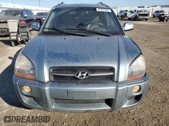 2007 Hyundai Tucson GL with VIN KM8JM72D27U549084, listed as a Copart auction lot 47891985 with 273,927 mi miles and Salvage Title. Bid and sale history available at carsss.com. Image 5.