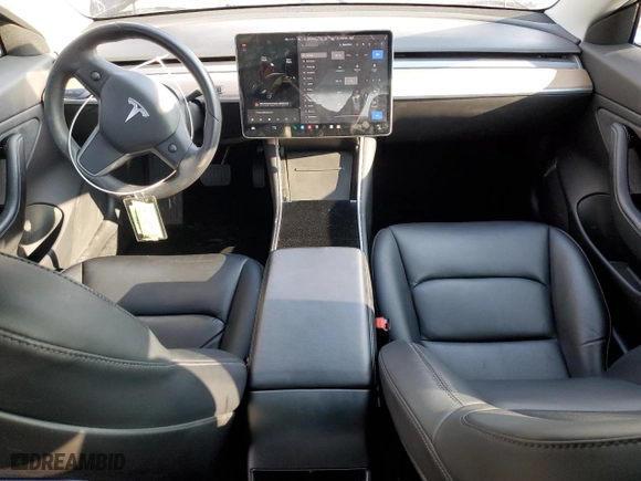 2019 Tesla Model 3 Mid Range with VIN 5YJ3E1EAXKF434890, listed as a Copart auction lot 43422255 with 76,362 mi miles and Salvage Title. Bid and sale history available at carsss.com. Image 8.