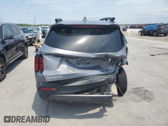 2023 Kia Sorento X-Line S with VIN 5XYRLDLC8PG161146, listed as a Copart auction lot 52100455 with 24,776 mi miles and Salvage Title. Bid and sale history available at DreamBid. Image 6.