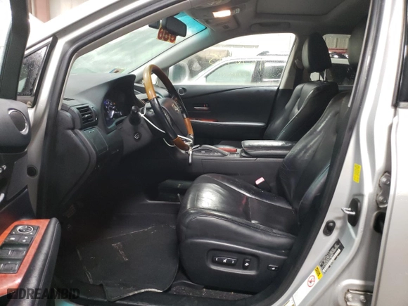 2010 Lexus RX 450h with VIN JTJBC1BAXA2013255, listed as a Copart auction lot 43362945 with 131,905 mi miles and Salvage Title. Bid and sale history available at carsss.com. Image 7.