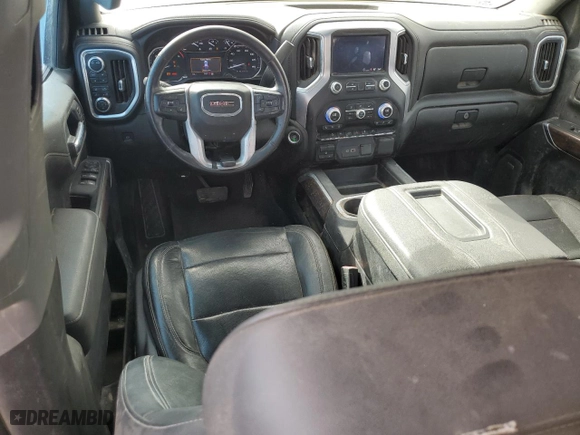 2021 GMC Sierra 1500 SLT with VIN 1GTU9DEDXMZ378886, listed as a Copart auction lot 47947725 with 56,221 mi miles and Salvage Title. Bid and sale history available at carsss.com. Image 8.