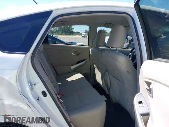 2012 Toyota Prius One with VIN JTDKN3DU0C5499494, listed as a IAAI auction lot 42071966 with 99,805 mi miles and . Bid and sale history available at DreamBid. Image 8.