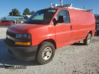 2022 Chevrolet Express Cargo z VIN 1GCWGAFPXN1270760, wystawiony jako Copart lot #59408905 z przebiegiem 37 856 mil mil oraz Szkoda całkowita • Salvage title. Historia ofert i sprzedaży dostępna na DreamBid. Obrazek 1.