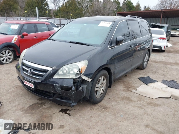 2006 Honda Odyssey EX-L with VIN 5FNRL38716B011262, listed as a IAAI auction lot 41707671 with 183,861 mi miles. Bid and sale history available at carsss.com. Image 17.