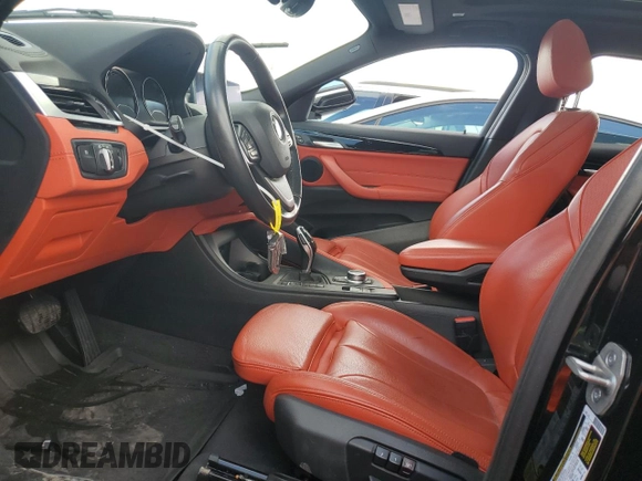 2022 BMW X2 sDrive28i with VIN WBXYH9C0XN5T86256, listed as a Copart auction lot 74173554 with 35,658 mi miles and Salvage Title. Bid and sale history available at carsss.com. Image 7.