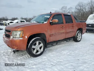 2008 Chevrolet Avalanche LT w/3LT with VIN 3GNFK12368G298022, listed as a Copart auction lot 87050244 with 192,872 mi miles and Salvage Title. Bid and sale history available at carsss.com. Image 1.