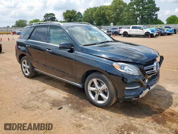 2017 Mercedes-Benz GLE 350 with VIN 4JGDA5HB9HA983778, listed as a Copart auction lot 59428695 with 103,797 mi miles and Salvage title. Bid and sale history available at DreamBid. Image 4.