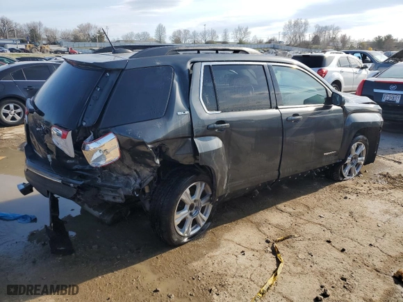 2017 GMC Terrain SLE with VIN 2GKALNEK7H6158989, listed as a Copart auction lot 45750973 with 0 mi miles and Salvage Title. Bid and sale history available at carsss.com. Image 3.