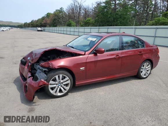 2011 BMW 3 Series 335i xDrive with VIN WBAPL5G5XBNN49356, listed as a Copart auction lot 60709805 with Not provided miles and Salvage title. Bid and sale history available at DreamBid. Image 1.