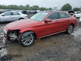 2017 Mercedes-Benz C 300 z VIN 55SWF4KB5HU216372, wystawiony jako Copart lot #59133715 z przebiegiem 96 762 mil mil oraz Szkoda całkowita • Salvage title. Historia ofert i sprzedaży dostępna na DreamBid. Obrazek 1.