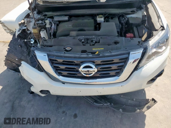 2018 Nissan Pathfinder S z VIN 5N1DR2MN2JC614021, wystawiony jako Copart lot #51286515 z przebiegiem 54 300 mil mil oraz Szkoda całkowita • Salvage title. Historia ofert i sprzedaży dostępna na DreamBid. Obrazek 14.